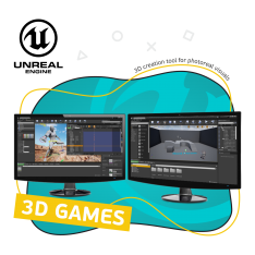 Unreal Engine 4. Игровой движок - КИБЕРшкола программирования для детей, компьютерные курсы для школьников, начинающих и подростков - KIBERone г. Арамиль