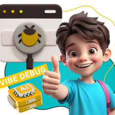 Тестирование & Vibe Debug. Охотники за багами - КИБЕРшкола программирования для детей, компьютерные курсы для школьников, начинающих и подростков - KIBERone г. Арамиль