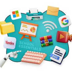 Цифровая база для школьника - КИБЕРшкола программирования для детей, компьютерные курсы для школьников, начинающих и подростков - KIBERone г. Арамиль