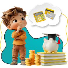 Финансовый интеллект вместе KIBERone - КИБЕРшкола программирования для детей, компьютерные курсы для школьников, начинающих и подростков - KIBERone г. Арамиль