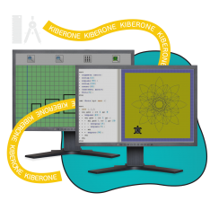 Исполнители чертежник и черепашка - КИБЕРшкола программирования для детей, компьютерные курсы для школьников, начинающих и подростков - KIBERone г. Арамиль