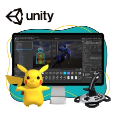 Мир игр на Unity 2D на популярном движке + AI-помощники - КИБЕРшкола программирования для детей, компьютерные курсы для школьников, начинающих и подростков - KIBERone г. Арамиль