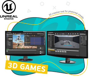 Unreal Engine 4. Игровой движок - Школа программирования для детей, компьютерные курсы для школьников, начинающих и подростков - KIBERone г. Арамиль