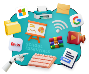 Цифровая база для школьника - КИБЕРшкола программирования для детей, компьютерные курсы для школьников, начинающих и подростков - KIBERone г. Арамиль