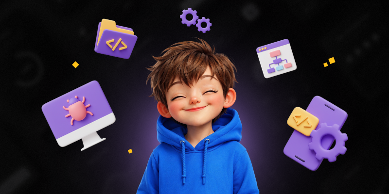 Идеальный сайт с нуля: код, дизайн и AI-помощник - КИБЕРшкола программирования для детей, компьютерные курсы для школьников, начинающих и подростков - KIBERone г. Арамиль